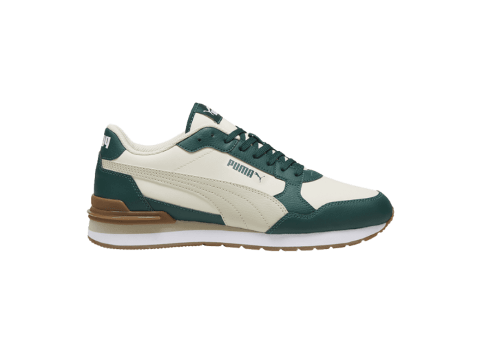 Puma Mens Puma ST Runner Green/Beige Sneakers
